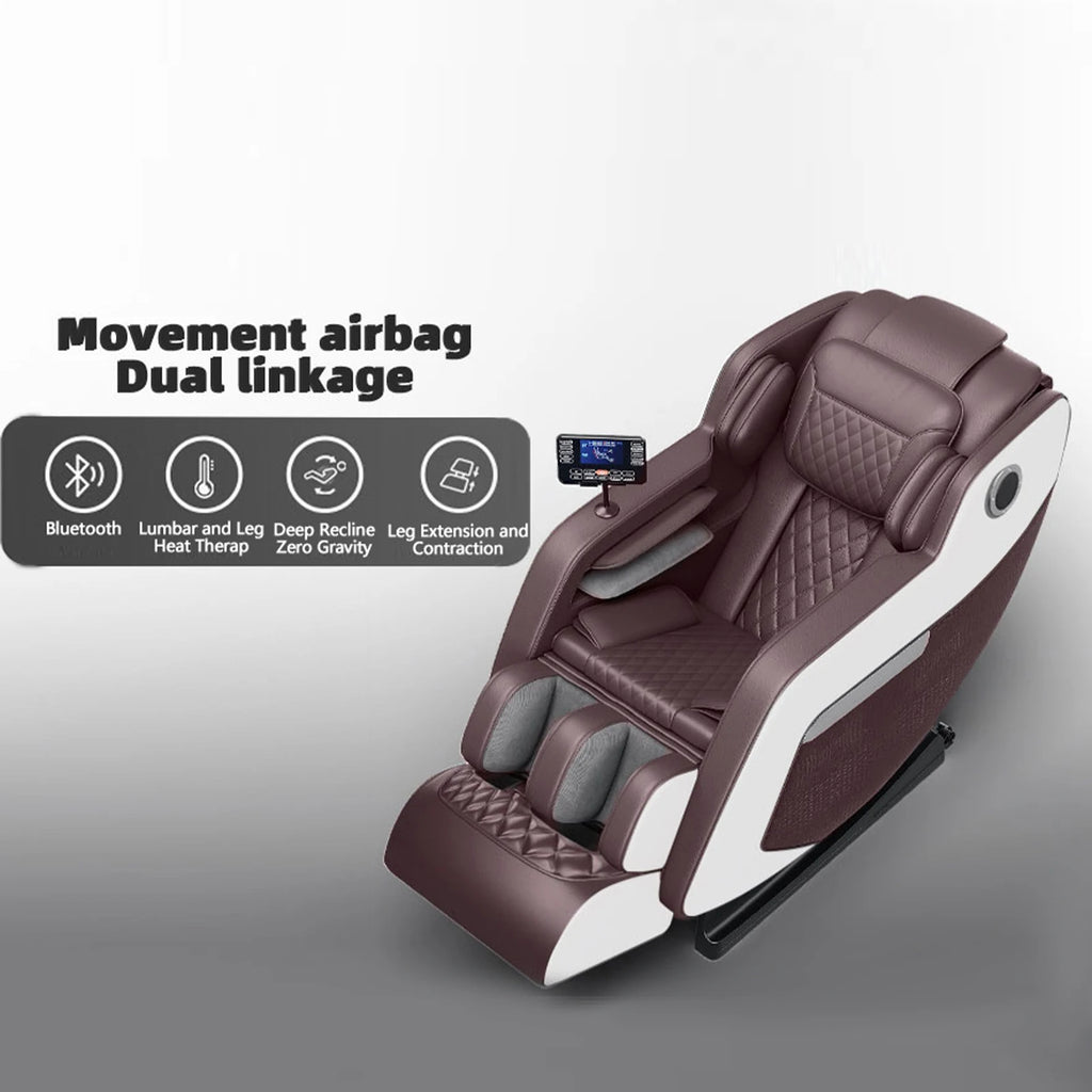 The perfect Gift for Relaxation & Health! Zero Gravity Massage Chair with Hip Heating, Foot Massage & Full Airbag Coverage