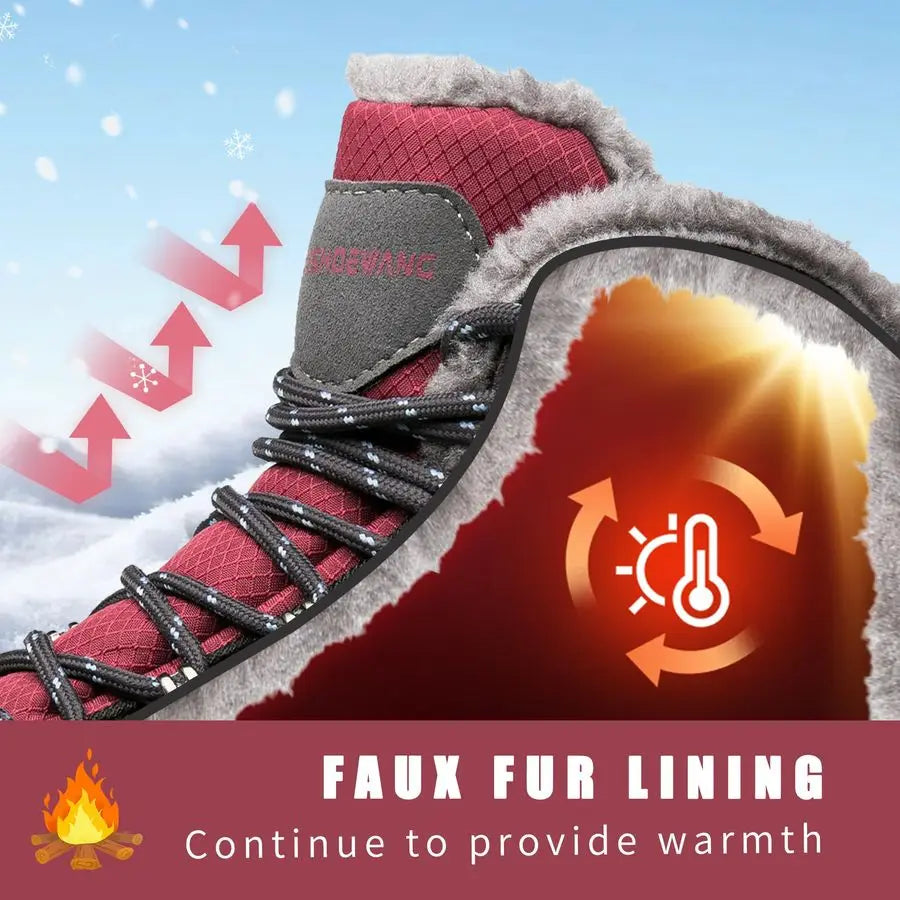 Waterproof Composite Toe Boots for Men Women, Slip Resistant Construction Boots, Lightweight Puncture Proof Safety Toe Shoes for