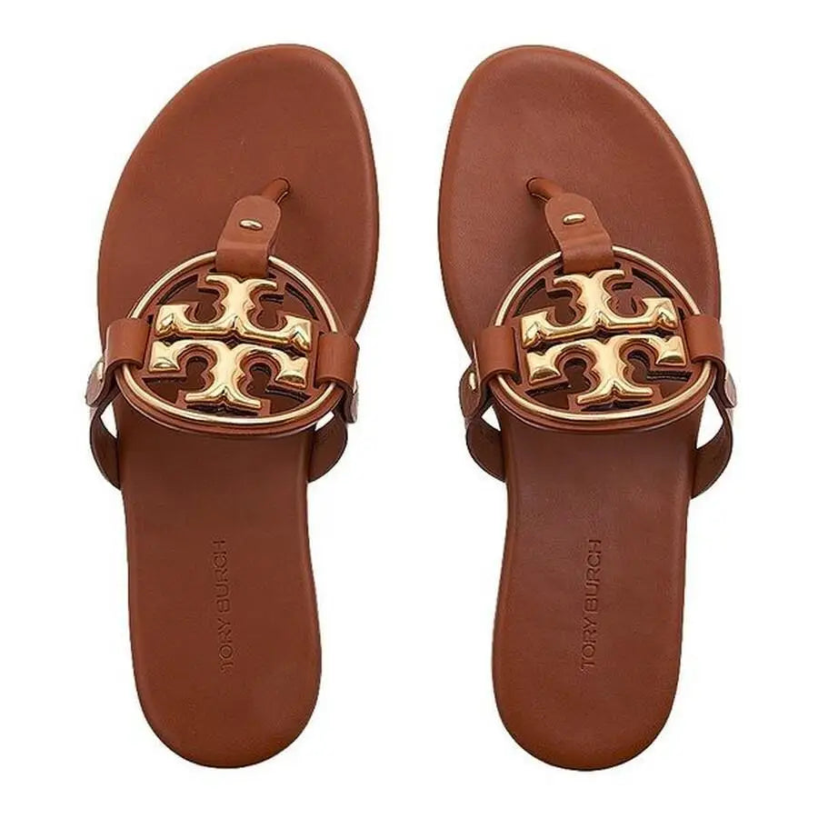 Tory Burch | Miller Soft Metal Logo Sandals