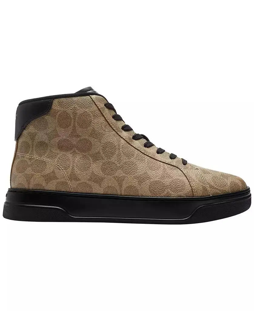 COACH | Men's High Line High-Top Signature Canvas Round Toe Sneakers