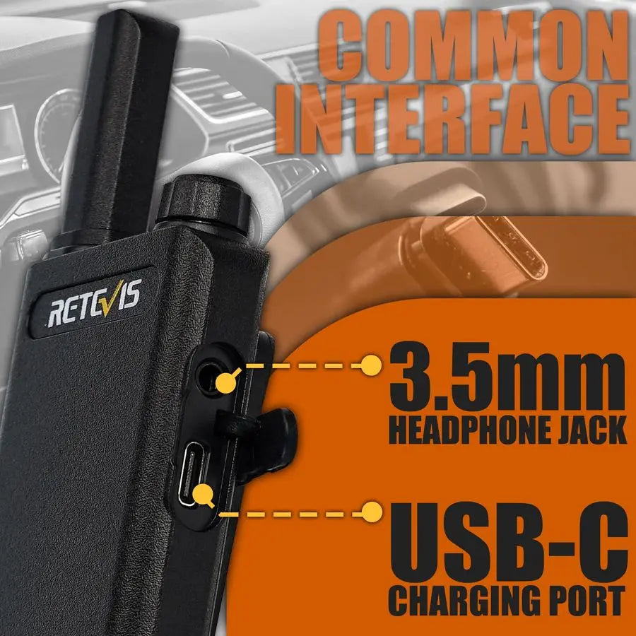 RT22P Walkie Talkies,New Version of RT222.0,Portable FRS TwoWay Radios,Compact,1620mAh Battery,2 Way Radio Walkie Talkie for Com