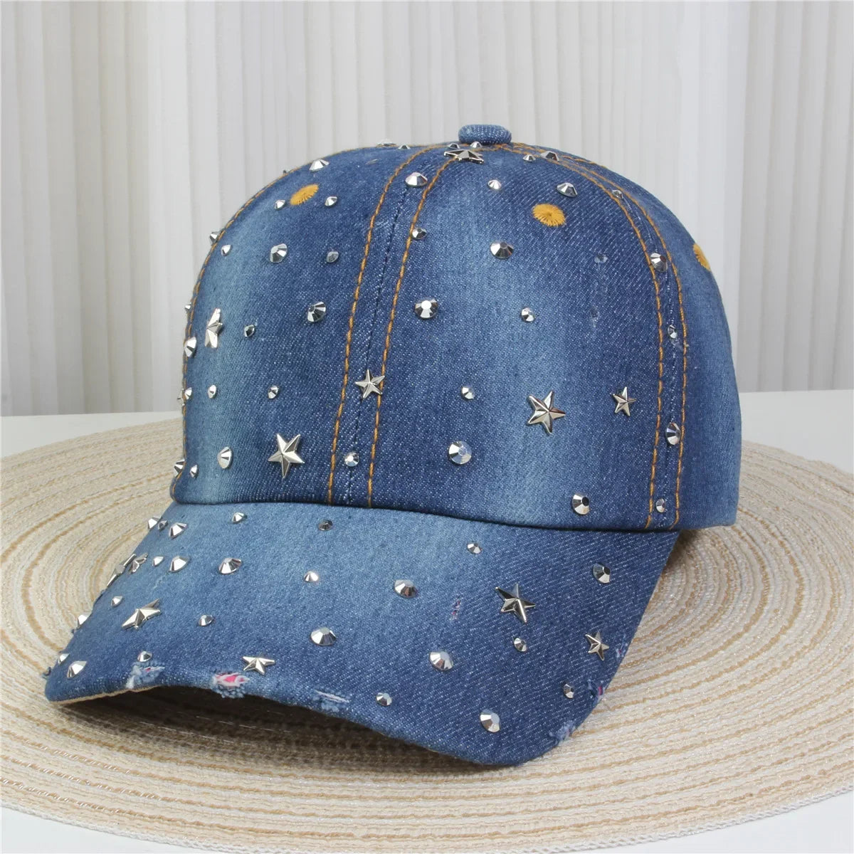 Wholesale Denim Baseball Caps Bling Rhinestone "TAKE ""LOVE" Heart  Snapback Hat A Dozen 12 pieces Mixed order