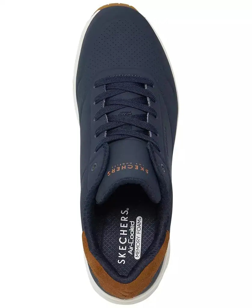 Skechers Men's Uno Air Memory Foam Running Sneakers Comfortable Sports Shoes for Active Lifestyles