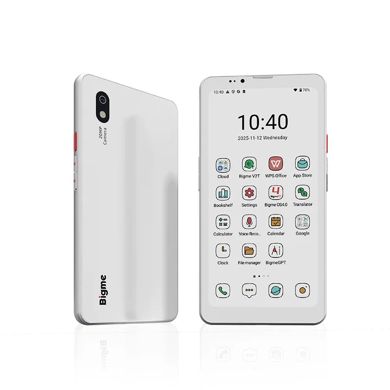 Bigme HiBreak Pro Color Display, 6.13'' E-ink E-Book Reader, Android 14, 8GB+256GB, 5MP/20MP Camera, Eye-Friendly E-Paper Reader