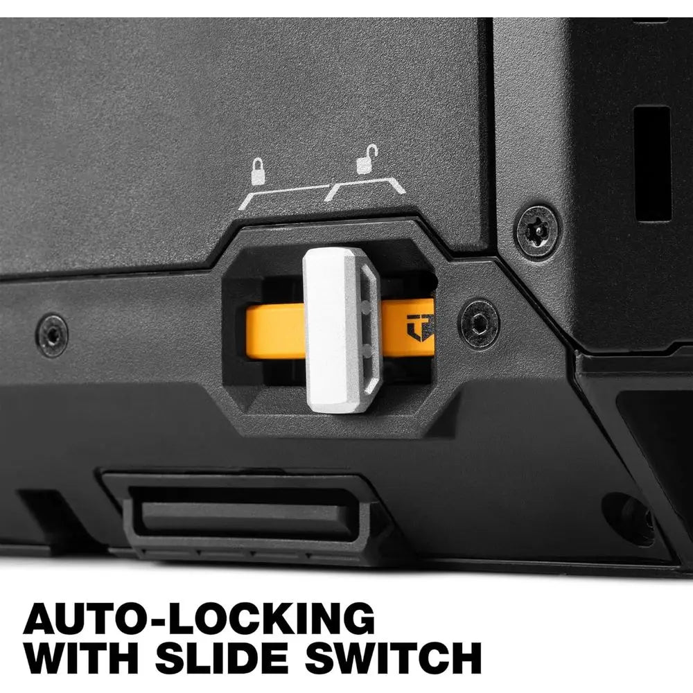 XL 3 Drawer Tool Box, Heavy-Duty Portable Tools Chest, 50 lb Capacity - Stackable Toolbox Storage Organizer with 22 Dividers, Au