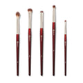 5-Piece Eye Makeup Brush Set: Blending, Smudging, and Lining Brushes for Precise Application