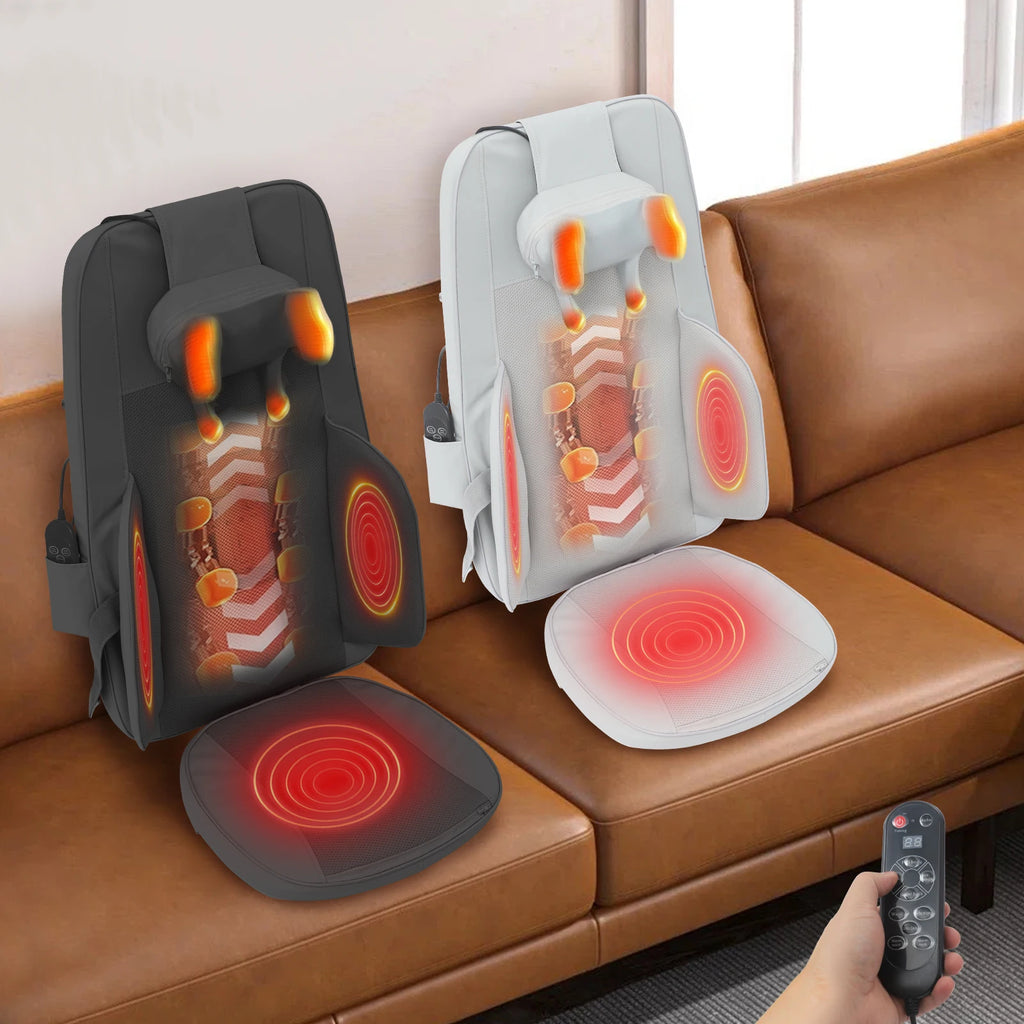 36W Neck and Back Massage Device with Heat Neck and Back Massager Back Massager for Chair