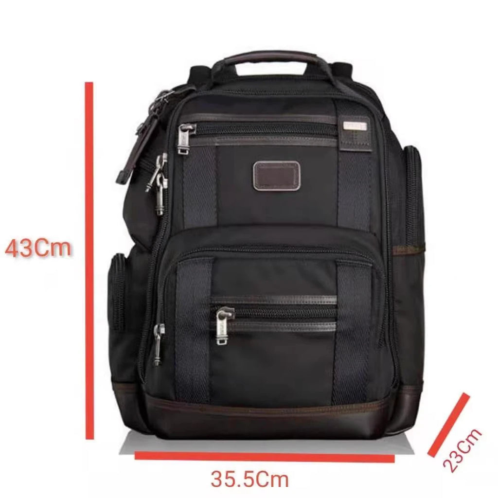 Ballistic Nylon 222382 Ballistic Nylon Men's Casual Backpack Fashion Business 16-inch computer bag