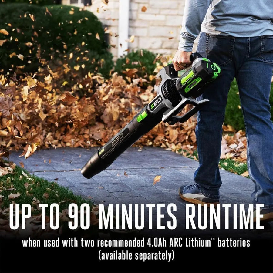 Cordless Electric Leaf Blower with 880 CFM High Airflow for Efficient Yard Cleanup Ideal for Large Gardens and Driveway Mainten