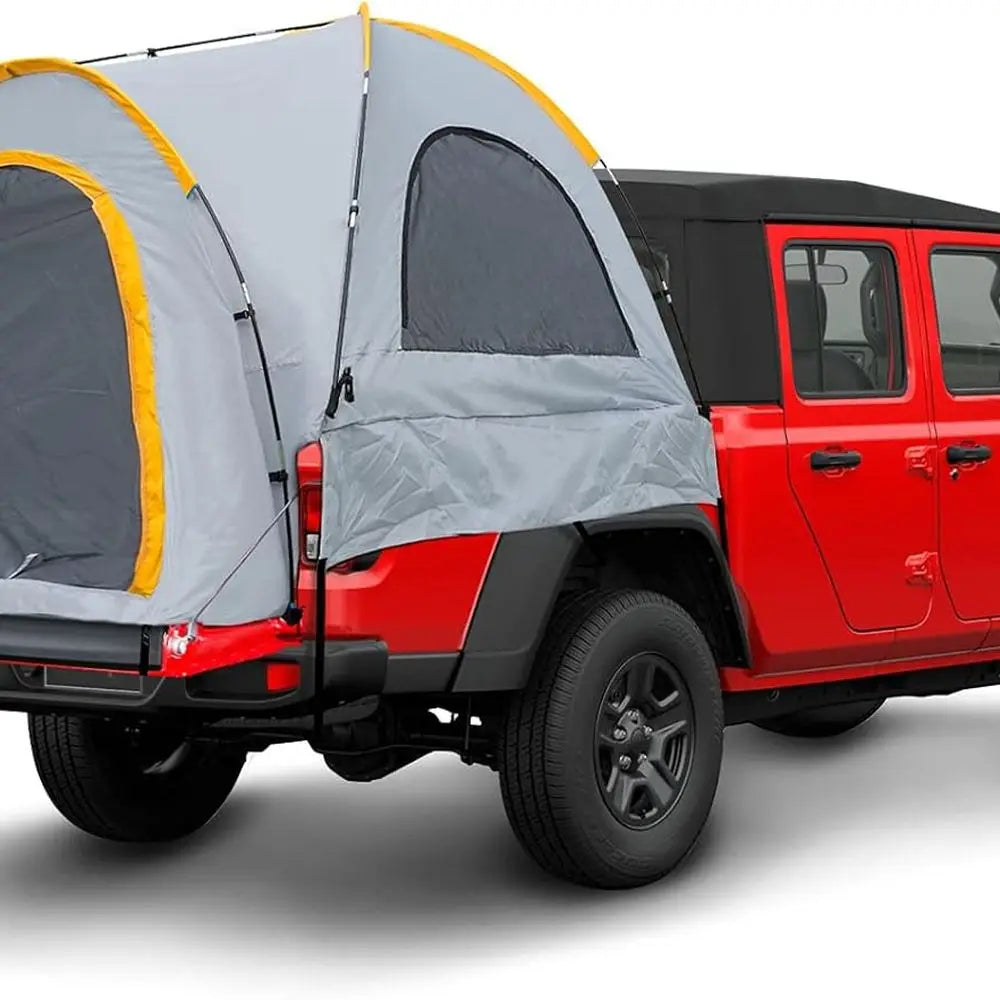 Jeep Truck Bed Tent for Pickup, 2-Person Tacoma Tent, Waterproof Double Layer with Rainfly, Full-Size Compact PU2000mm
