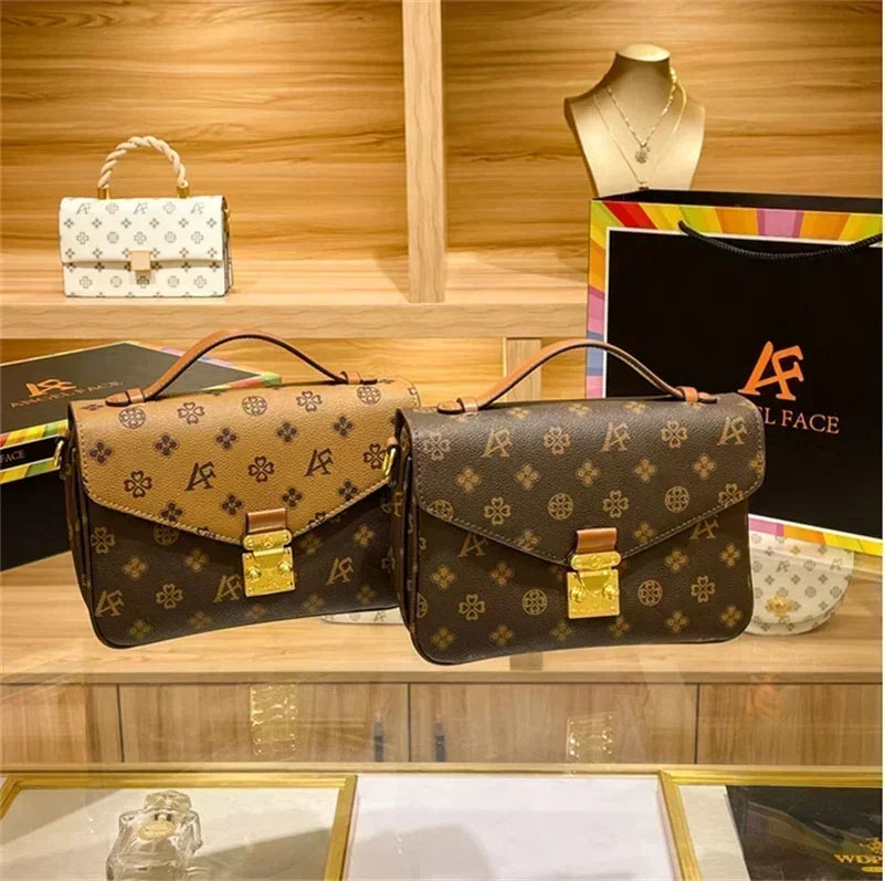 Designer Handbags Shoulder Bag Tote monogram Printing Flowers luxury Shopping Bag Leather Messenger Crossbody Bag BL12