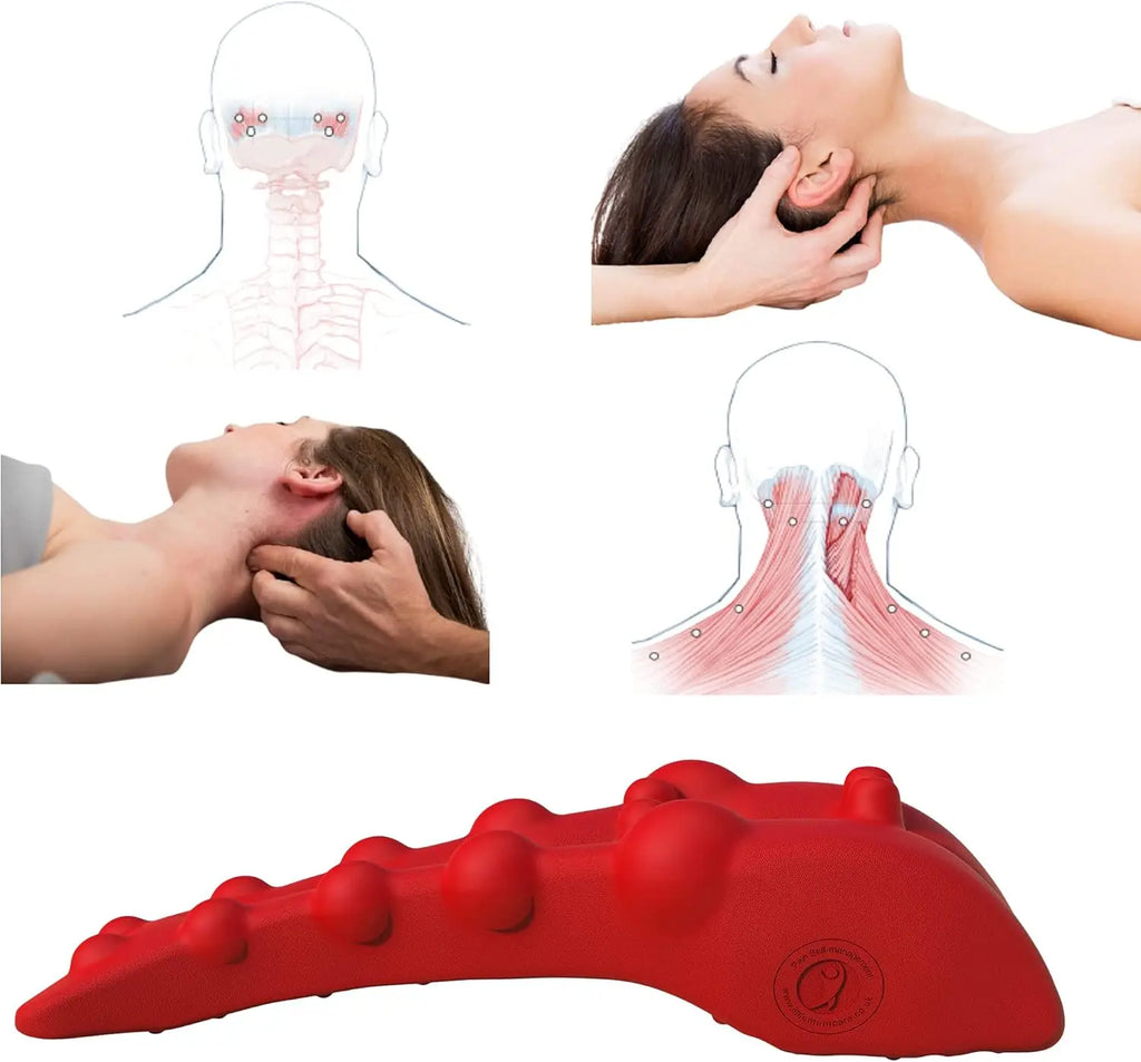 Manual Trapezius Massager for Neck, Shoulder & Upper Back Pain Relief - Trigger Point Tool