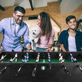 Funny Soccer Playing Machine Wear Resist Full Size Soccer Game Table Reusable for Friends and Family Playing