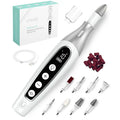 Pro Professional Manicure Pedicure Kit, Cordless Electric Nail File Drill Set, Thick Toenail Grinder, Toe Nail Dremel Tools, Fil