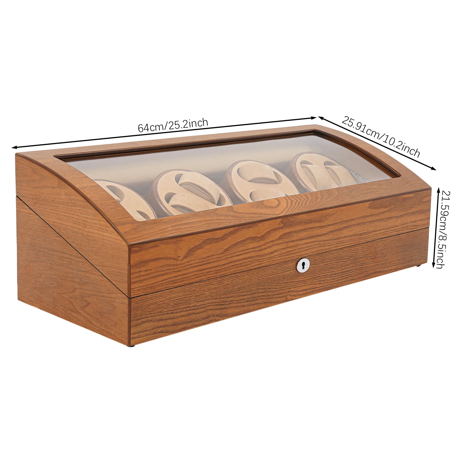 Vintage Watch Winder for Automatic Watches 8+9 Display Box Great Durability Watch Display Case