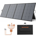 MHPOWOS Solar Panel with Adjustable Kickstand 400W Foldable Portable Solar Charger, IP67 Waterproof for Camping, RVs, Blackouts
