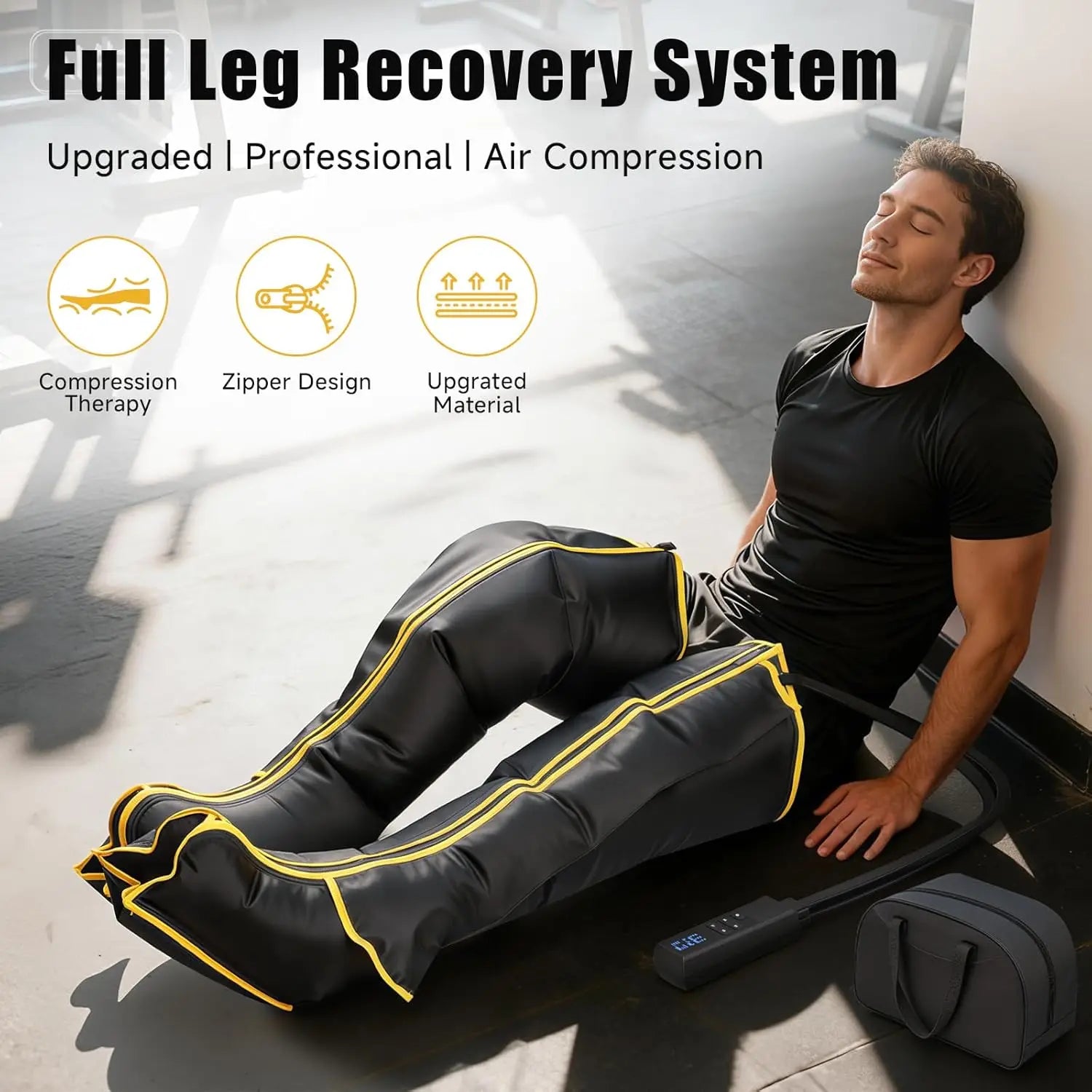 Professional Sequential Air Compression Leg Massager for Circulation, Pain Relief, and Fast Recovery - Ideal Gift