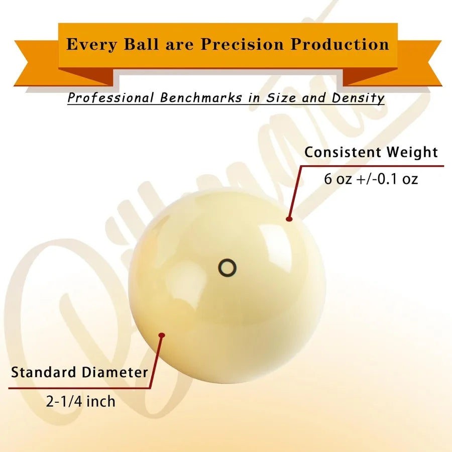 Premium Billiard Balls Pool Table Accessories 2-1/4 Regulation Size 16 Pool Balls Billiard Set