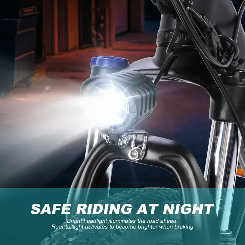 750W Peak Motor 26" Electric Motorcycles Mountain E Bike For Adults, 23Mph 33Miles 10.4AH 15.6AH Adults Electric Bicycle Ebike