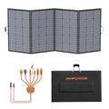 MHPOWOS 400W Lightweight Portable Solar Panel Power Backup 31V Foldable Solar Charger for Outdoor Activities RV Camping Off-Grid