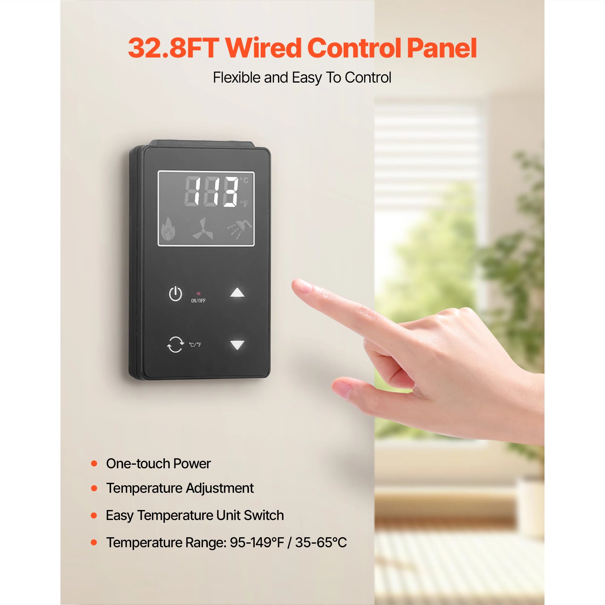 SucceBuy Propane Tankless Water Heater 5.3/8 Gal Outdoor 120000 BTU Instant Hot Water HeaterSmart Temperature Control for House