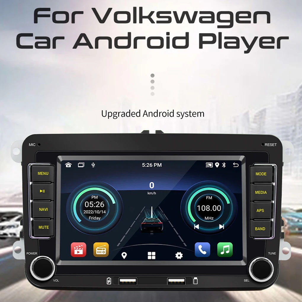Cutting-Edge Car Radio With Steering Wheel Learning AHD Camera Built-in G-PS Receiver DAB 2+64G