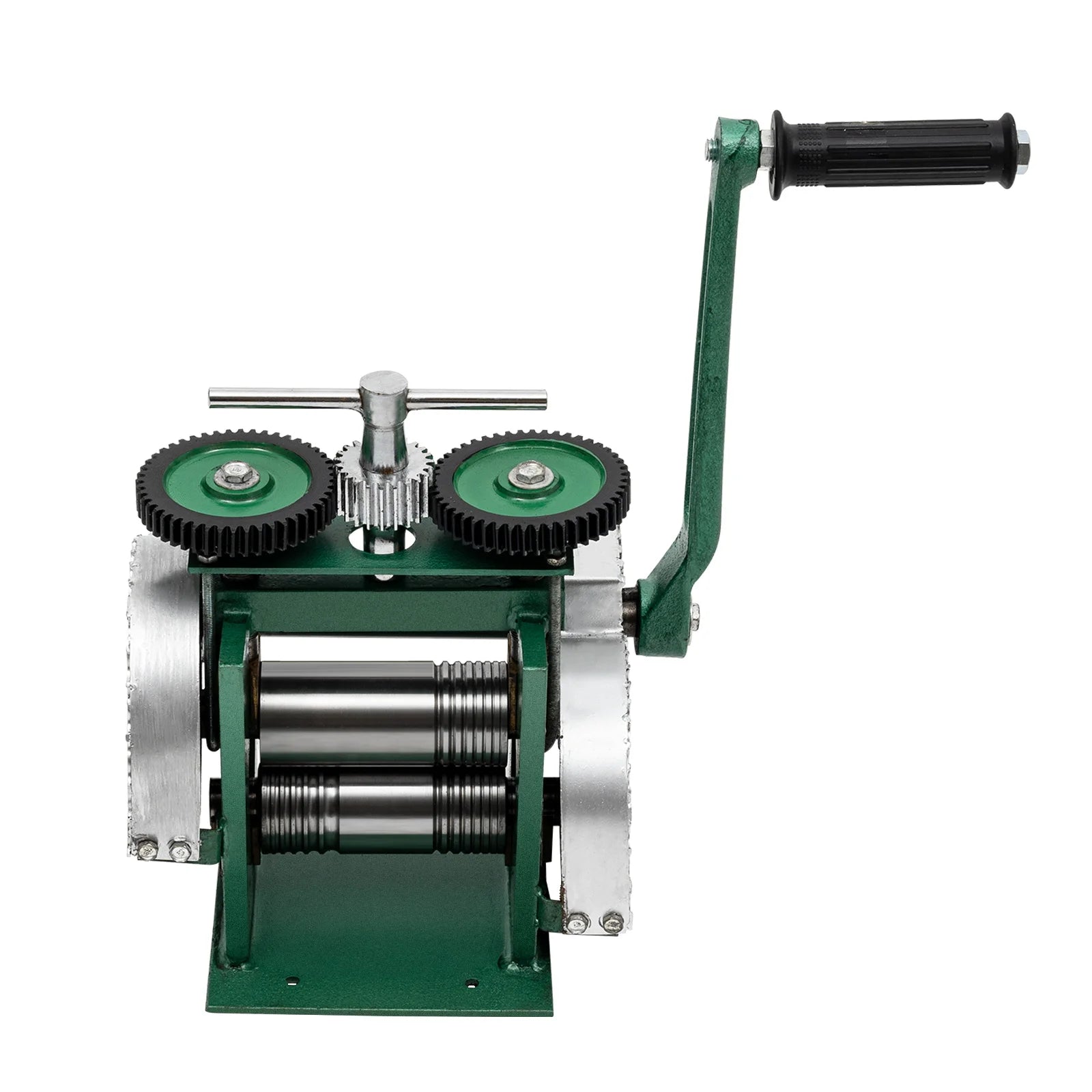 3-in-1 Rolling Mill Machine Manual Jewelry Rolling Mill Machine for Gold Silver Copper Metal Sheet Adjustable Press Thickness
