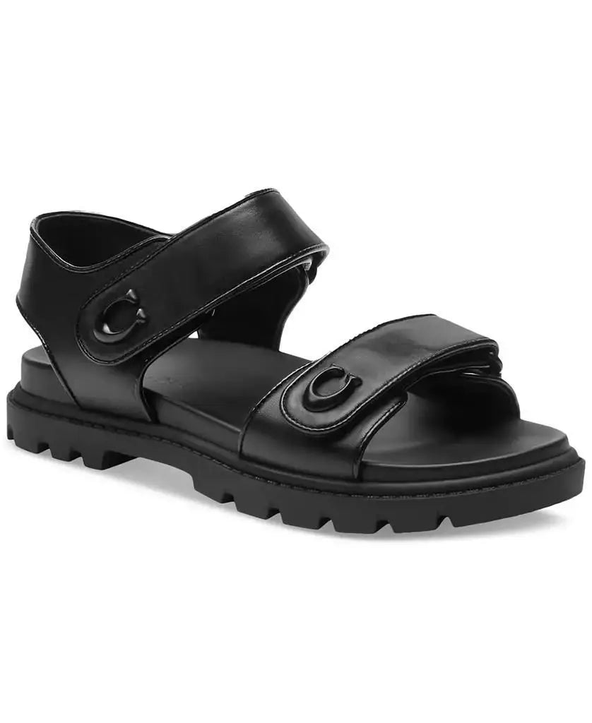 COACH | Women's Brynn Double-Band Sporty Lug-Sole Sandals