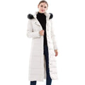 Women's Hooded Thickened Long Down Jacket Maxi Down Parka Puffer Coat
