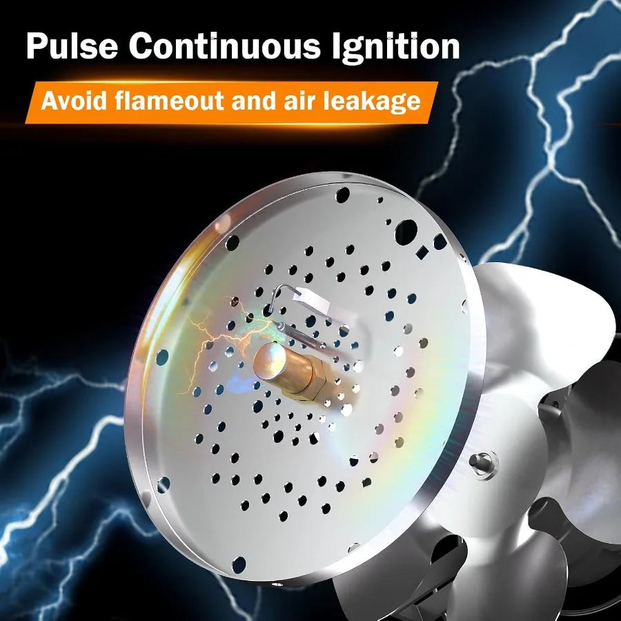 60000 BTU Forced Air Propane Heater Portable Torpedo Heater for Jobsite Garage and Construction Sites 10 ft Hose with Regulator