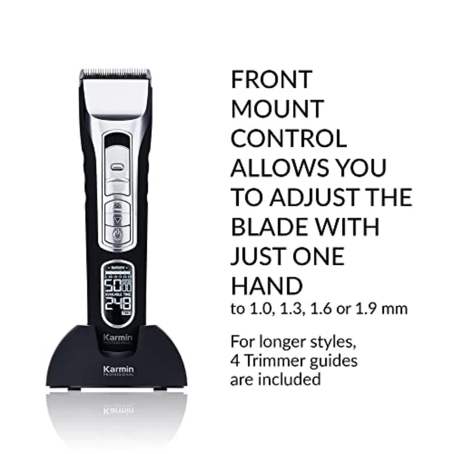 T70 Professional Cordless Hair Clippers for Men Beard Trimmer Mustache Haircut Tool Ceramic Titanium Blades Long Life Ba