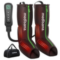 Medisana Leg Massagers with Heat and Compression for Improved Circulation and Muscle Pain Relief Foot and Calf Massager Machine