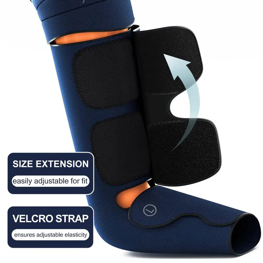 Compression Leg Massager with Heat for Foot, Calf, Knee amp Thigh Gifts for Christmas, Mothers Day, Fathers Day Leg Massage Boot