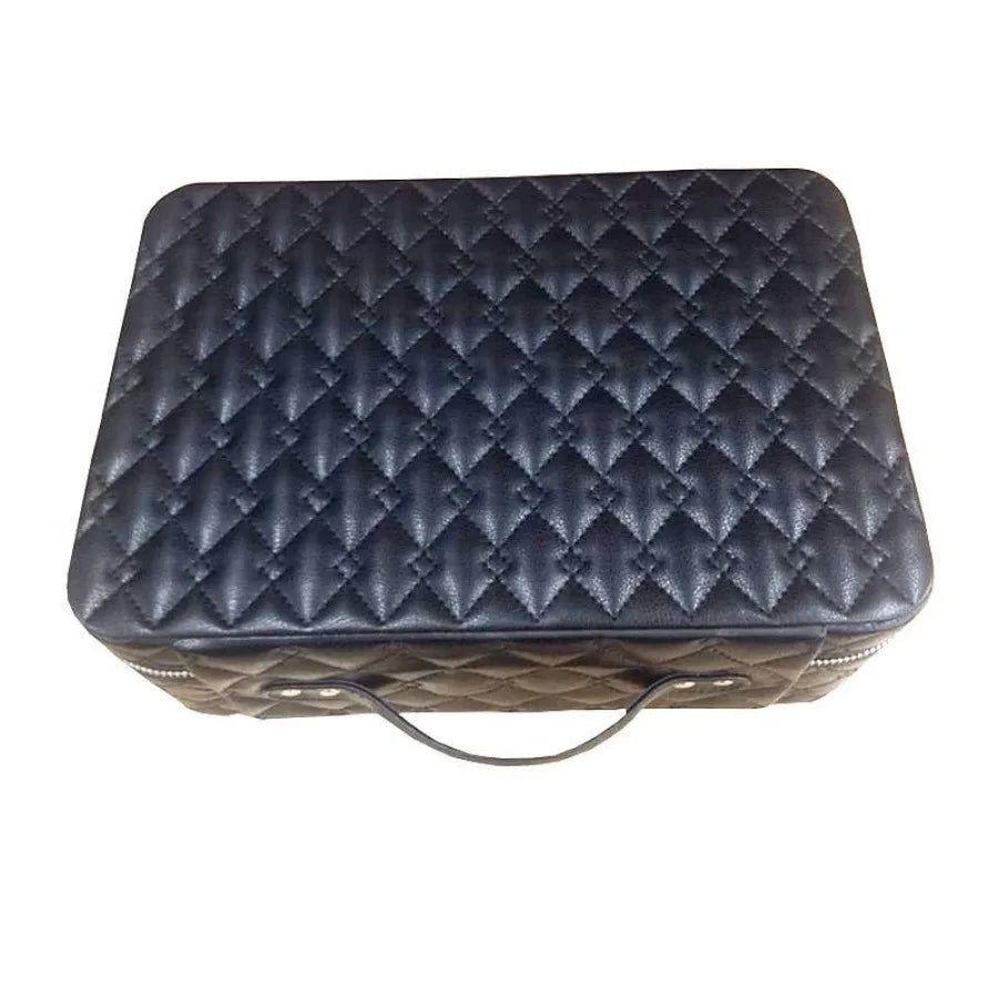 Lux Designs Large Jewelry Box/Jewelry Travel Box - Elegance On-The-Go For Ring Chain Bracelet and Watches