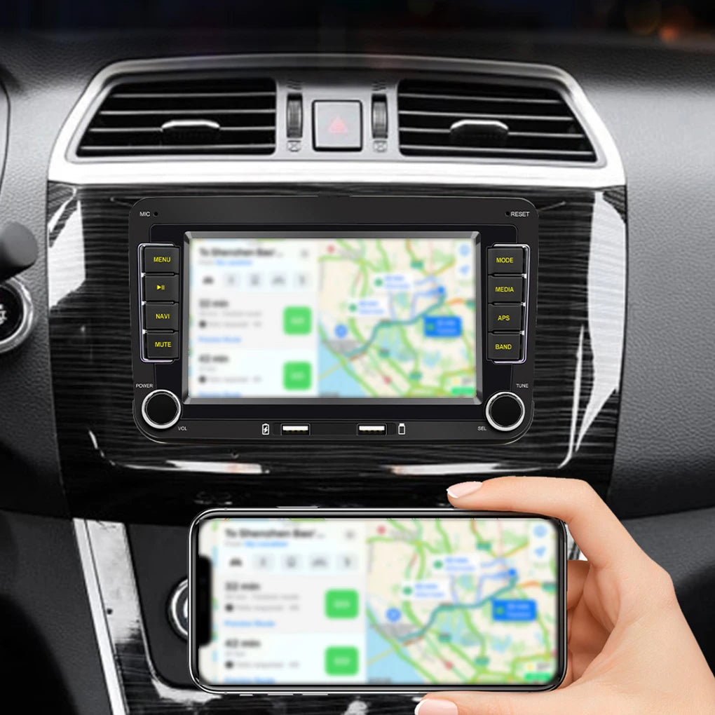 Cutting-Edge Car Radio With Steering Wheel Learning AHD Camera Built-in G-PS Receiver DAB 2+64G