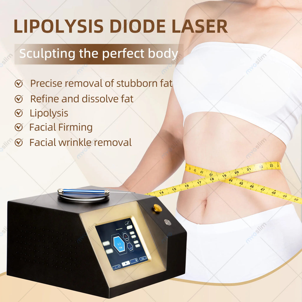 Diode Laser Body Sculpting Machine for Slimming Lipolysis Fat Reduction Face Lifting Endo Lifting Laser Lipo Suction