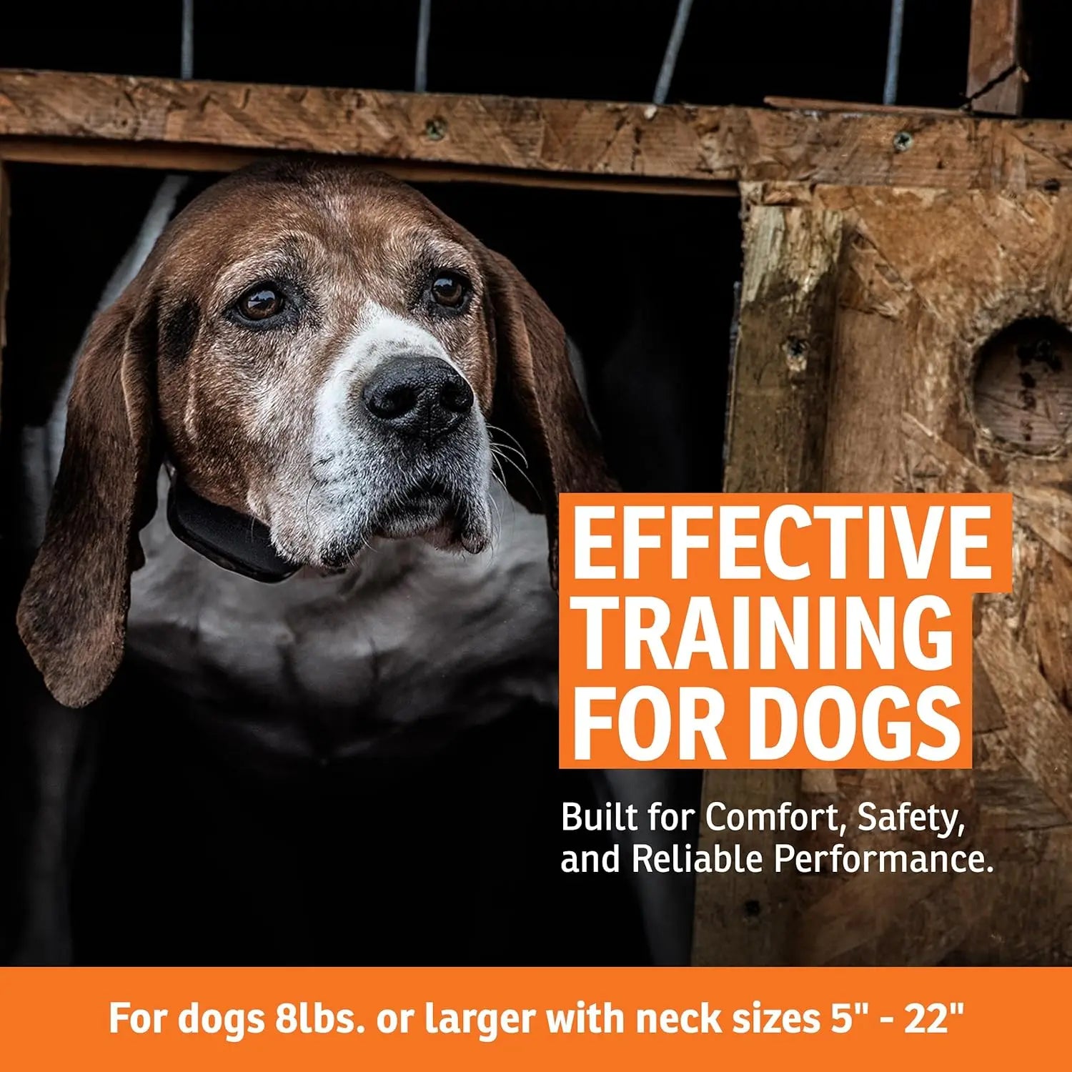 Rechargeable Programmable Dog Bark Collar with Silent Technology, Waterproof & Two Modes for Training