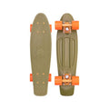 22 Inch Burnt Olive Penny Board The Original Plastic Skateboard