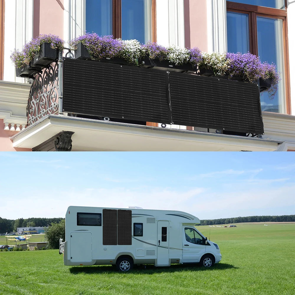 Flexible solar panel Battery Charger Size 105cmx40cm ,1pcs -10 pcs 80W, 160W 240w 360W 400W - 800W Different combinations module