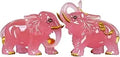 Pair of Jade Elephant Figurines for Home Decor, Wealth Attraction, Ideal for Living Room, Entranceway, TV Cabinet, and Housewarm