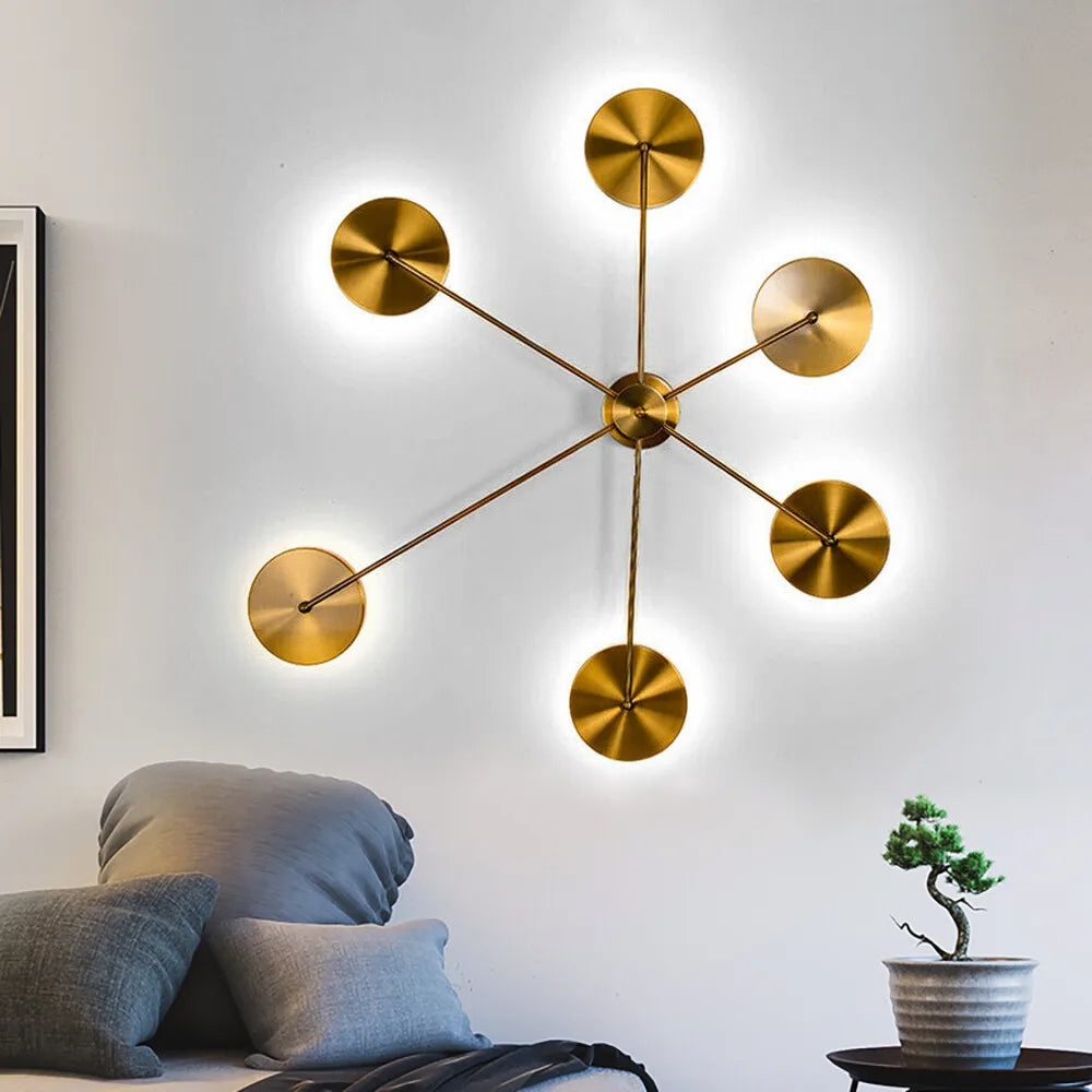 Modern Wall Sconces Sputnik Wall Light Creative Ceiling Lamp Modern Art Lights Decorations