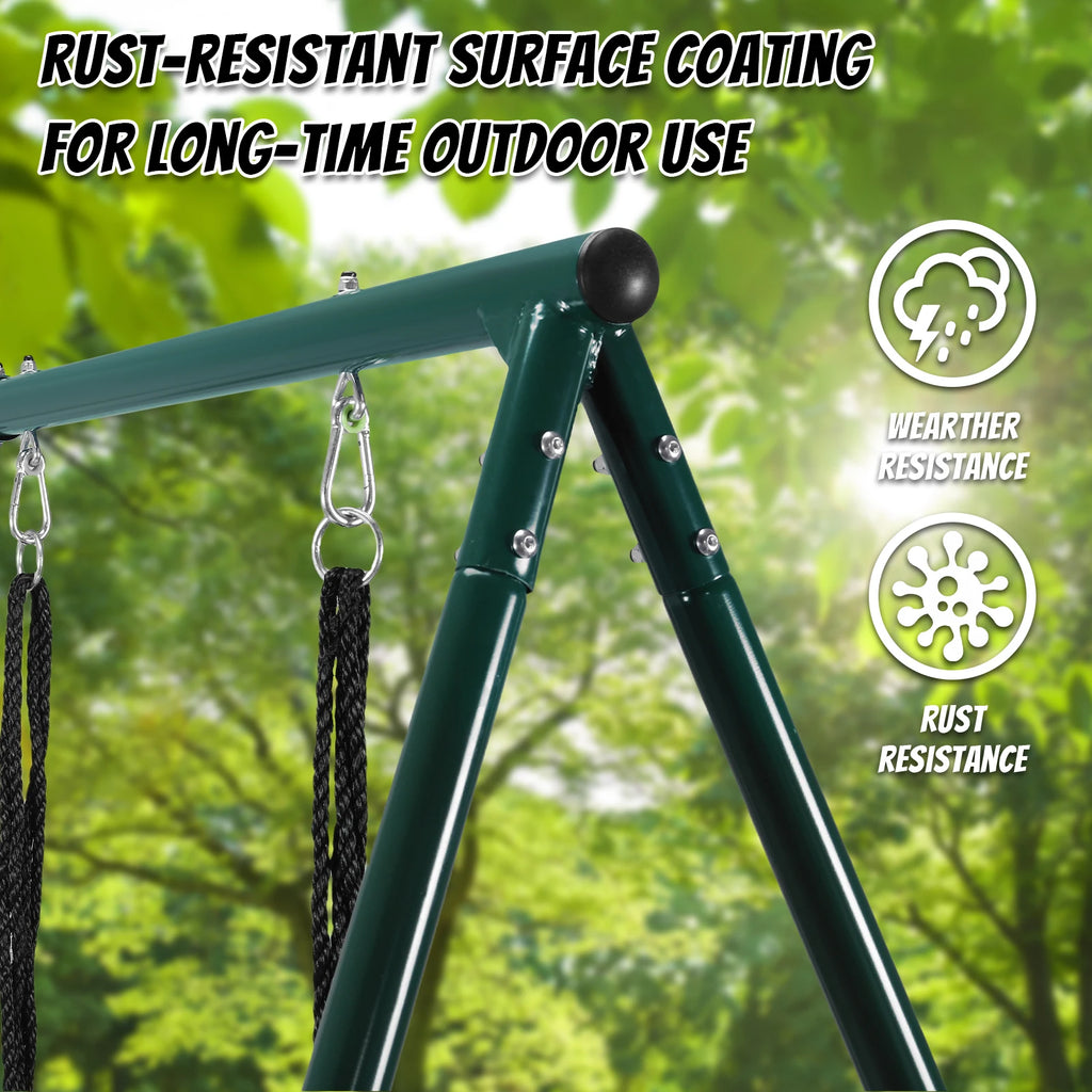 Multi-Purpose Swing Frame Wear Resist Triangular Frame Hammock Rack Multi-Purpose for Kindergarten Shopping Mall Park