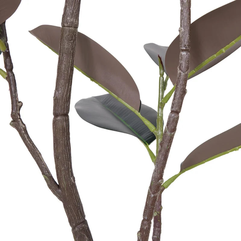 6ft Artificial Oak Plant With Plastic Pot Indoor Outdoor living room home Decor Gift Shipping from the USA