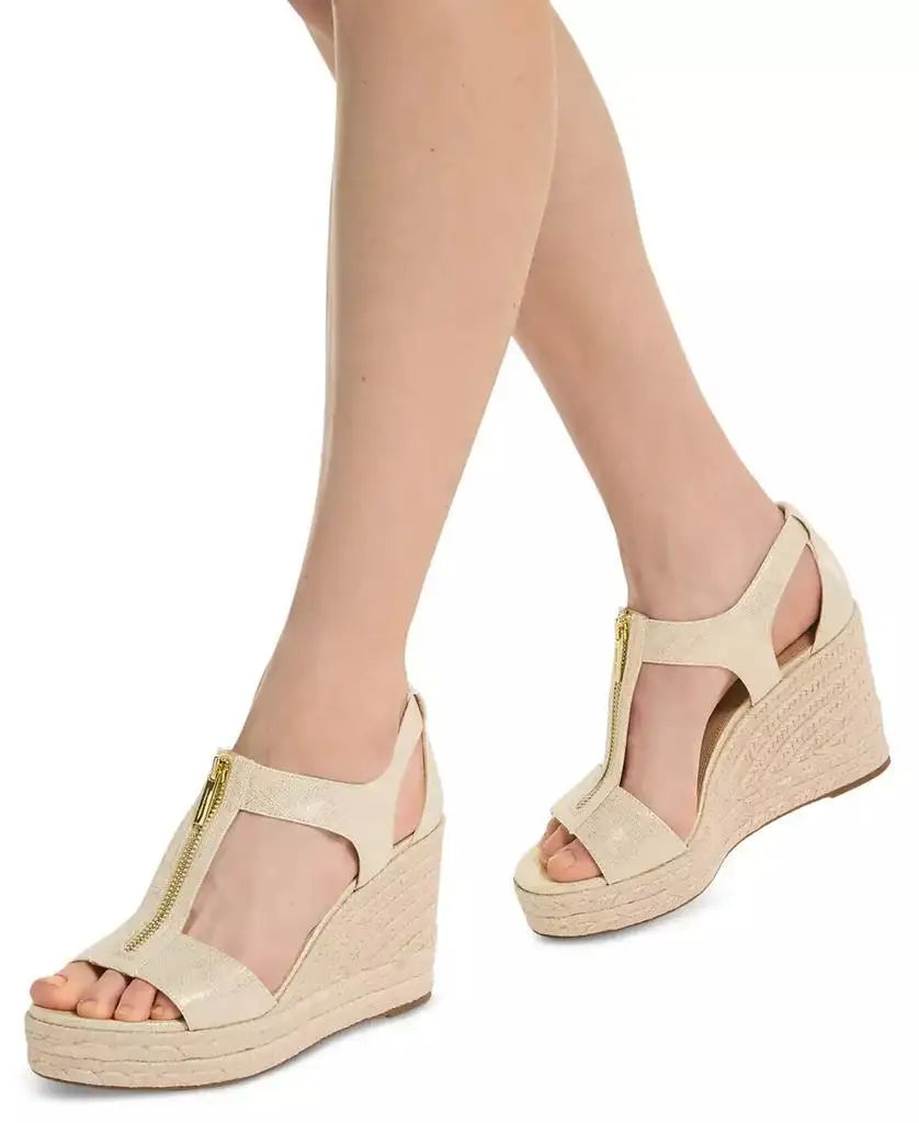 Michael Kors | Berkley Zipper Espadrille Platform Wedge Sandals