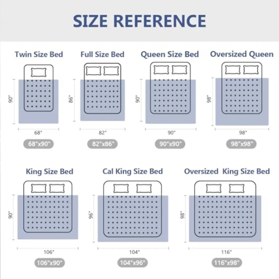 Oversized King Feather Down Fiber Comforter 100 Cotton Cover Ultra Soft Fluffy Duvet Insert All Season Luxurious Hotel Bedding