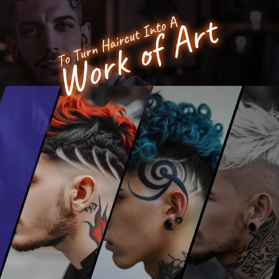 SUPRENT PRO Professional Hair Clippers for Men - Cordless Brushless Motor Hair Clipper Set with Zero Gap Trimmer - Premium Hair