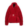 Lace up Cotton Jacket Woman Solid Color Long Sleeves Waist Cinching Versatile Coats Street Chic Women's New Warm Jackets