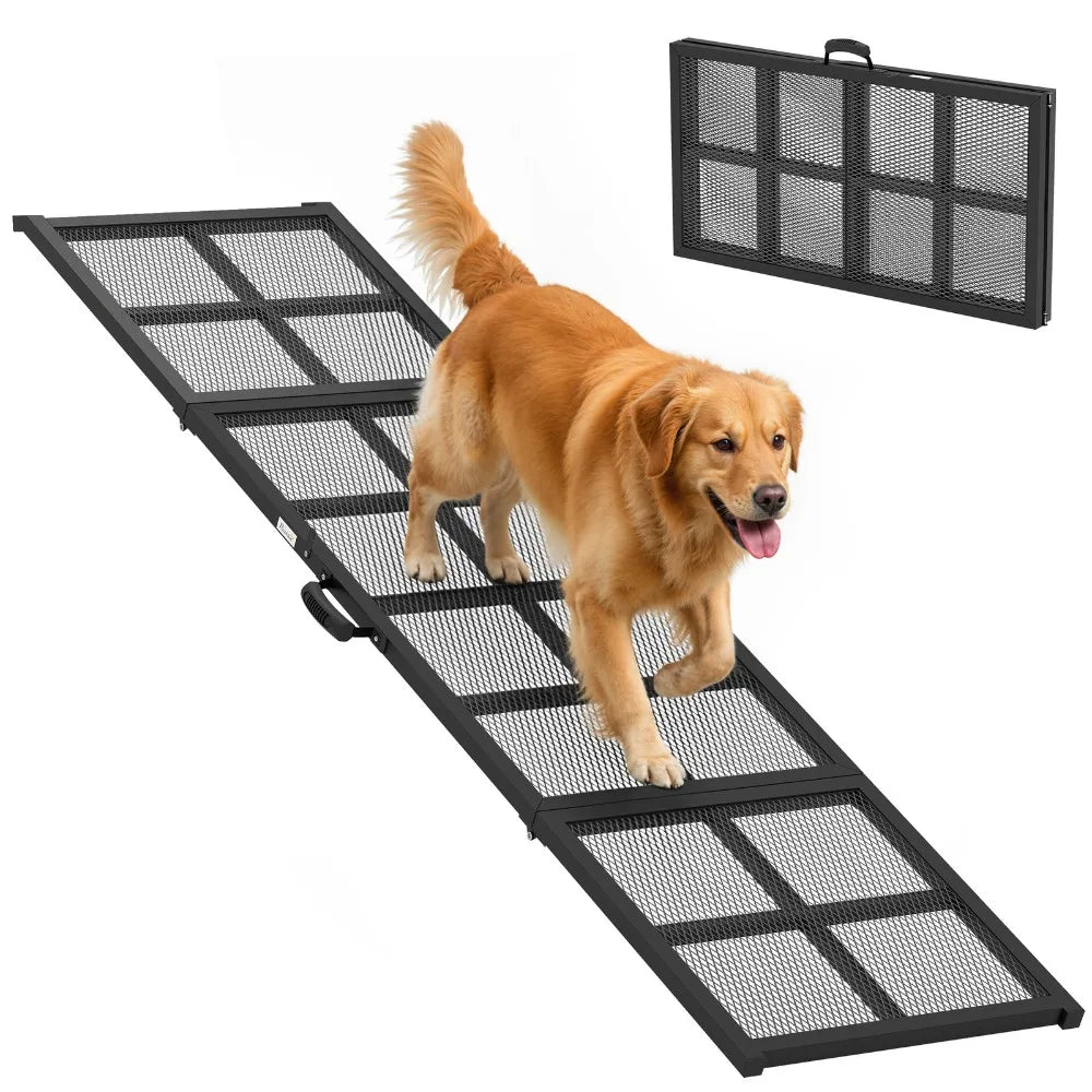 Dog Car Ramp, 75" x 20" Large Folding Portable Pet Ramp