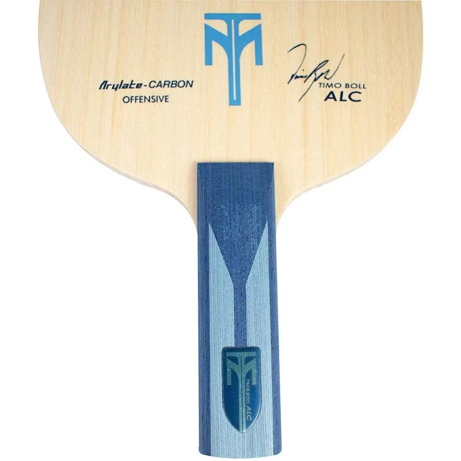 Timo Boll ALC Table Tennis Blade with Arylate-Carbon Fiber - Professional Grade - FL and ST Handle Styles - Made in Japan