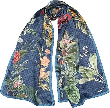 100% Silk Long Scarves for Women - Italian Crafted, Fashionable & Elegant